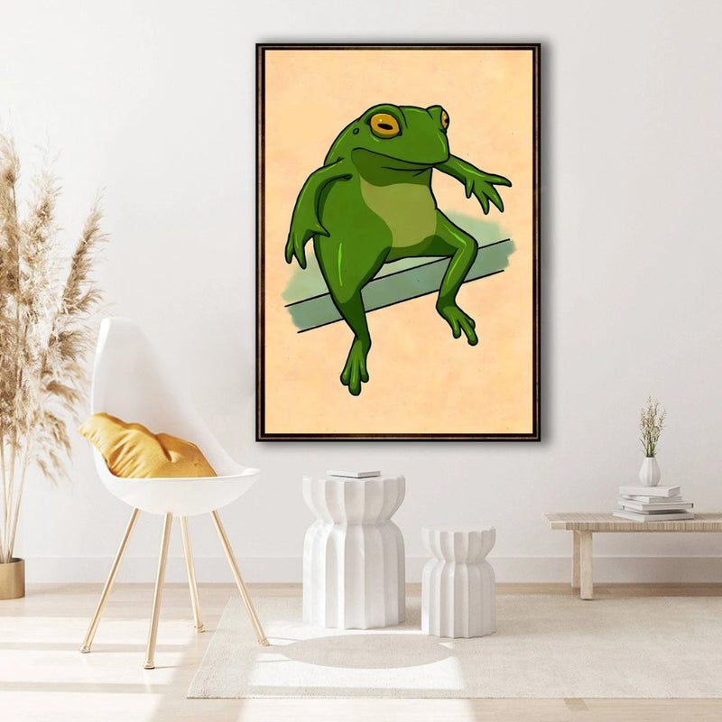 Frogs Meme Poster