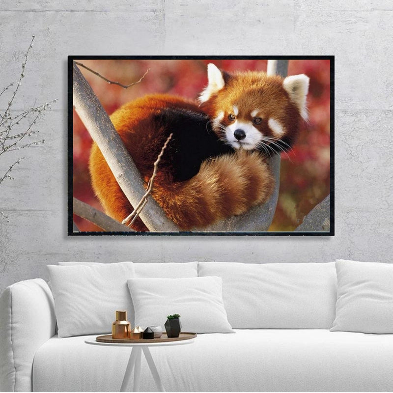 Diamond Painting Cute Raccoon Wall Poster