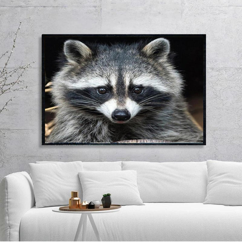 Evershine Diamond Painting Raccoon  Wall Art