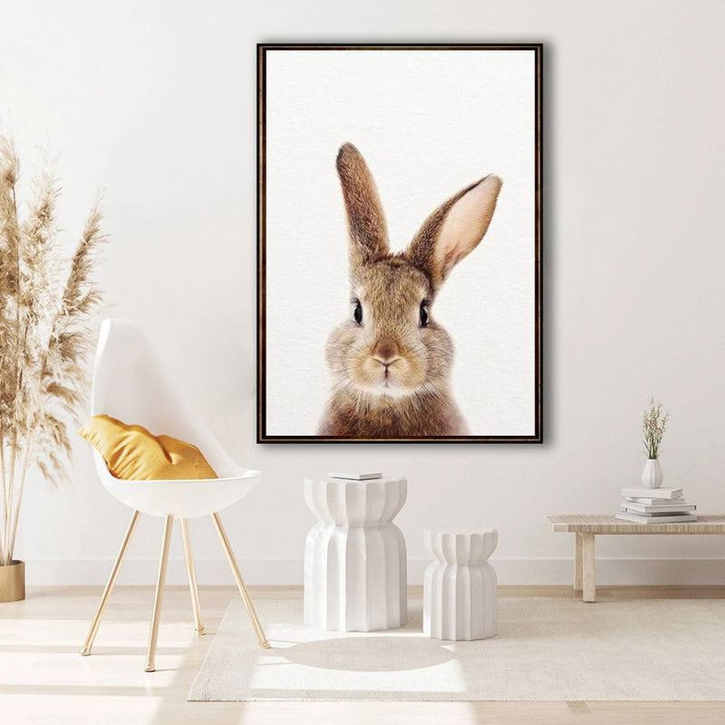 Brown Rabbit Canvas Printings Wall Art