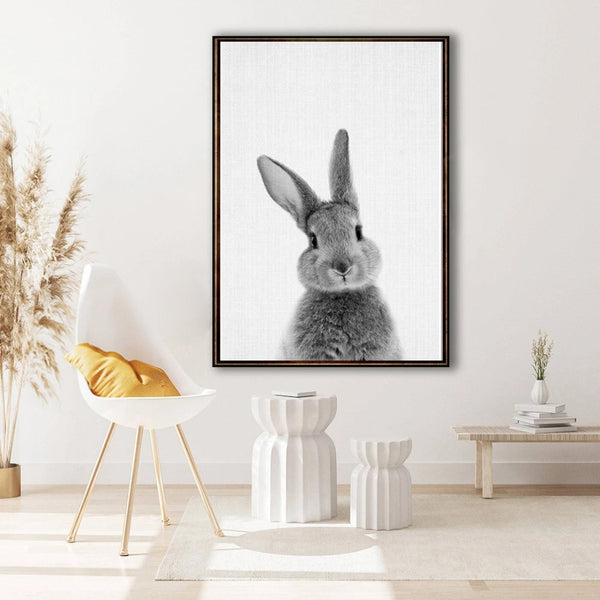 Woodland Bunny Rabbit Wall Art