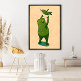 Frogs Playing Wall Art