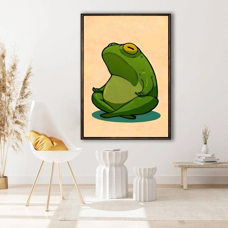 Frogs Meditation Wall Art