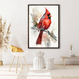 Watercolor Living Room Bird Wall Painting Canvas