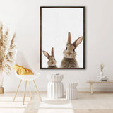 Rabbit Family Canvas Printing