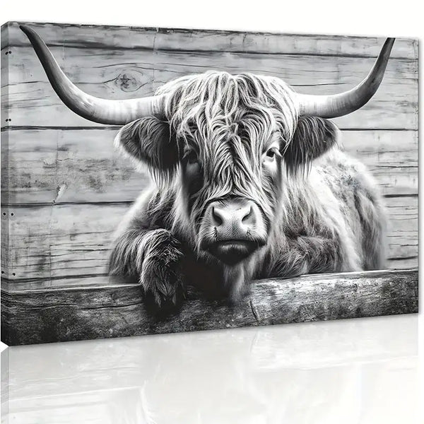 Cute Highland Cow Wall Art