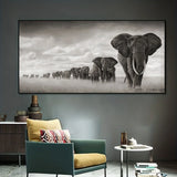 Wild Elephant Poster Wall Art